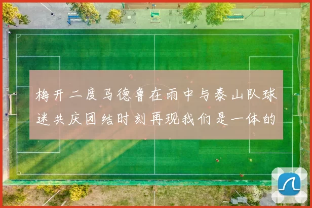 梅开二度马德鲁在雨中与泰山队球迷共庆团结时刻再现我们是一体的精神